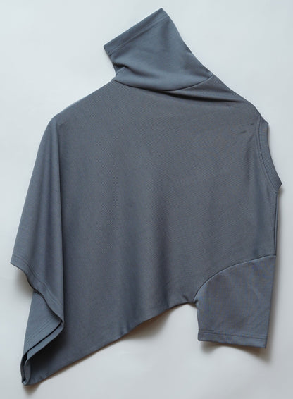 Dark Grey | Premium Henley Neck | Polo T-Shirt