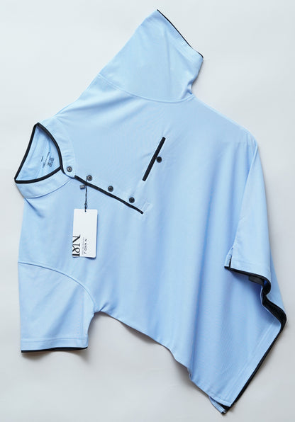 Sky | Henley Neck T-Shirt | PocketCut