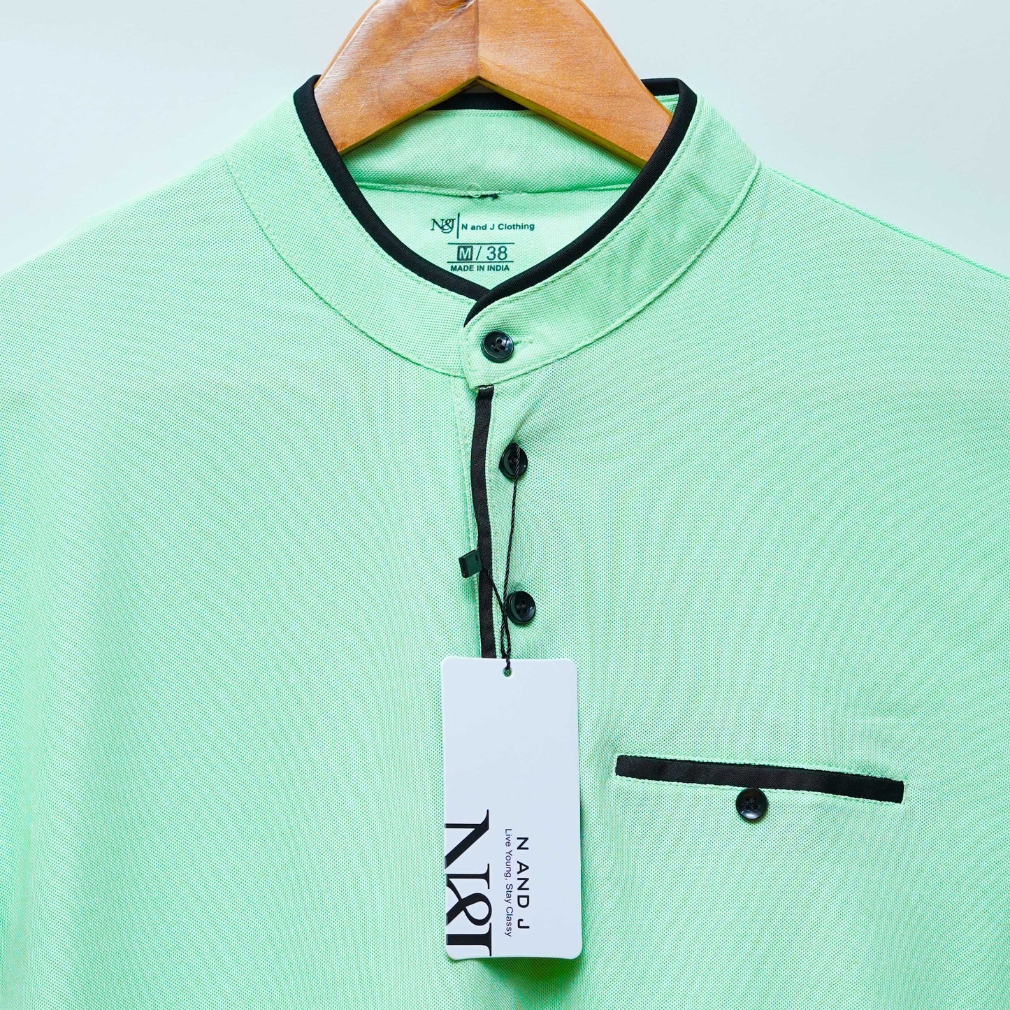 Pista | Henley Neck T-Shirt | PocketCut