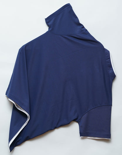 Navy Blue | Henley Neck T-Shirt | PocketCut