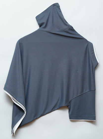 Dark Grey | Henley Neck T-Shirt | PocketCut