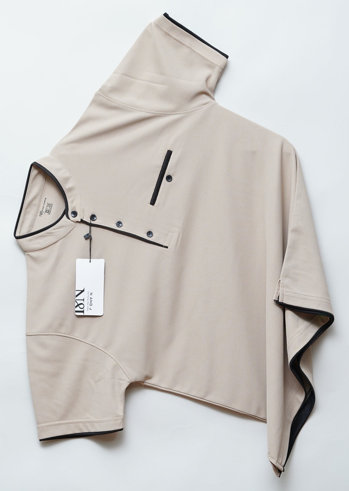 Chiku | Henley Neck T-Shirt | PocketCut