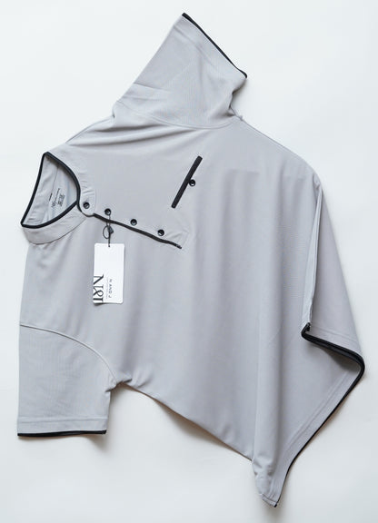 Grey | Henley Neck T-Shirt | PocketCut