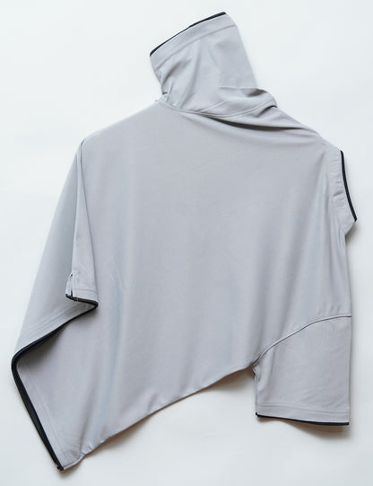 Grey | Henley Neck T-Shirt | PocketCut