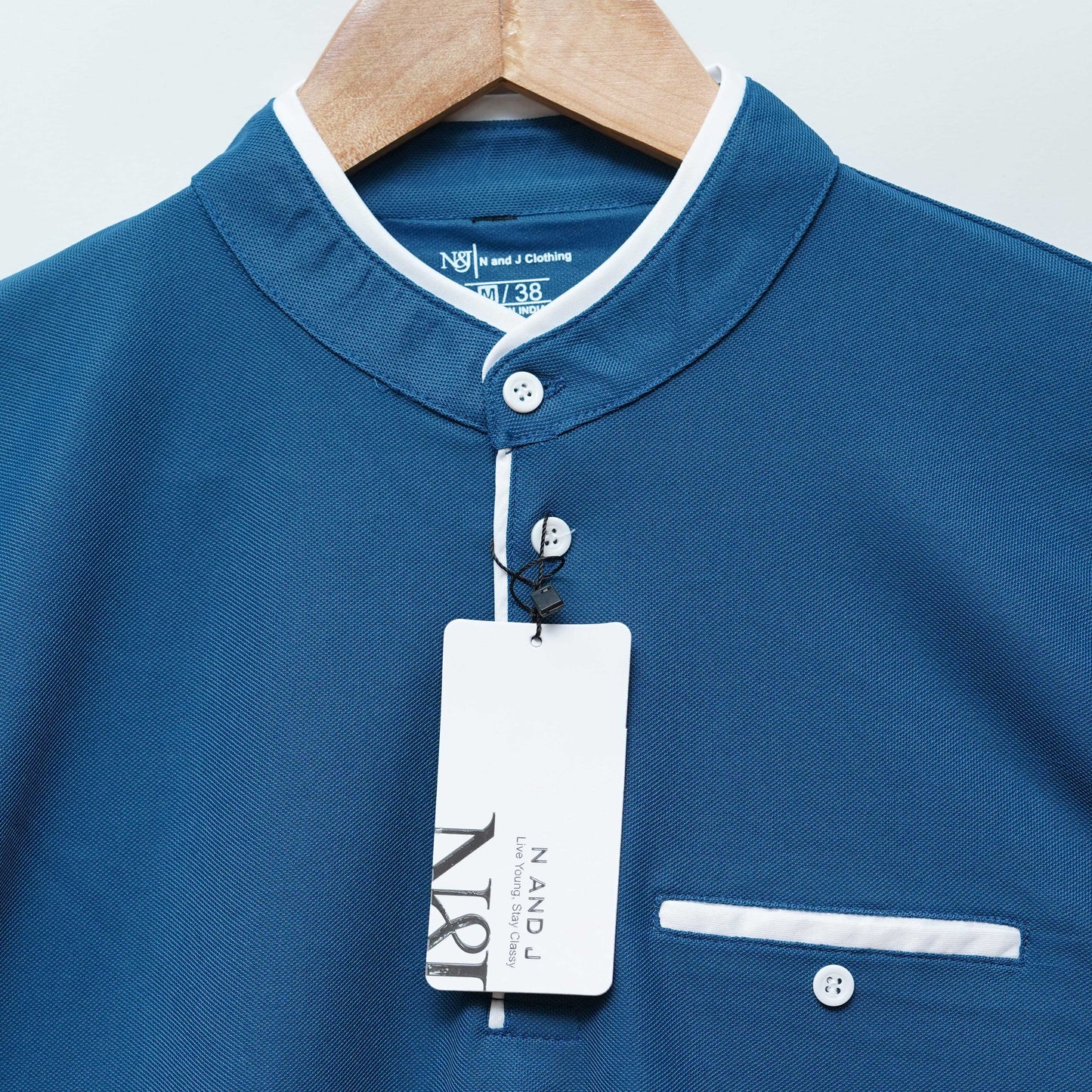 Airforce | Henley Neck T-Shirt | PocketCut
