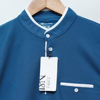 Airforce | Henley Neck T-Shirt | PocketCut