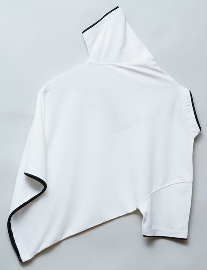 White | Henley Neck T-Shirt | PocketCut