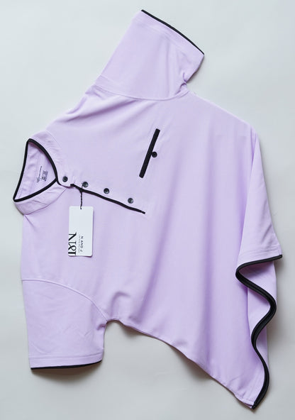 Lavender | Henley Neck T-Shirt | PocketCut