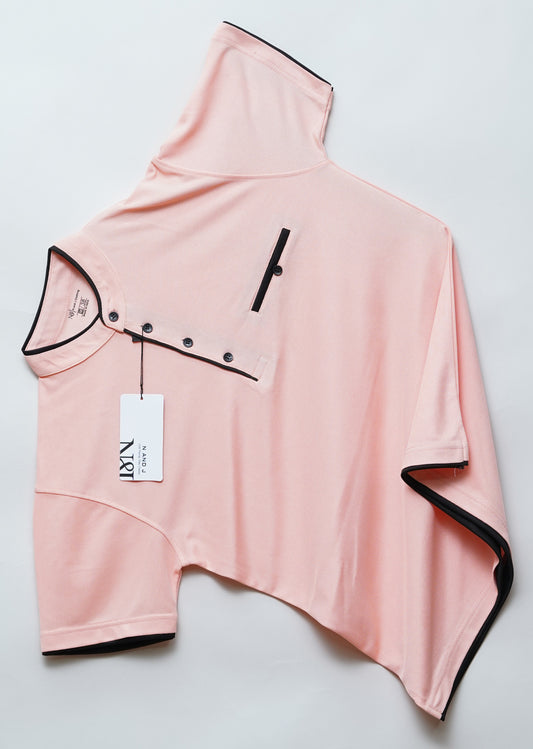 Peach | Henley Neck T-Shirt | PocketCut