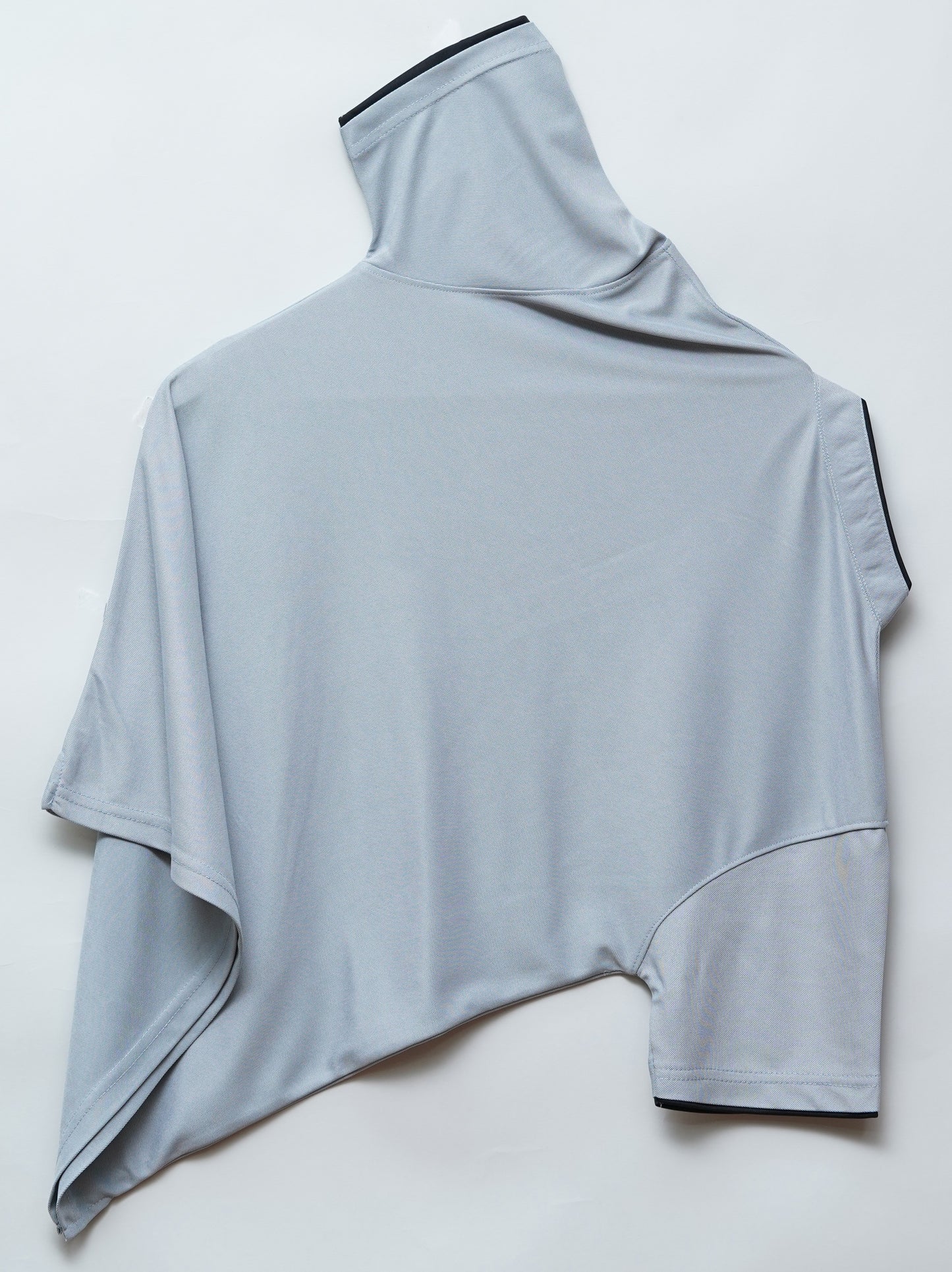 Grey | Solid Henley Neck | Polo T-Shirt