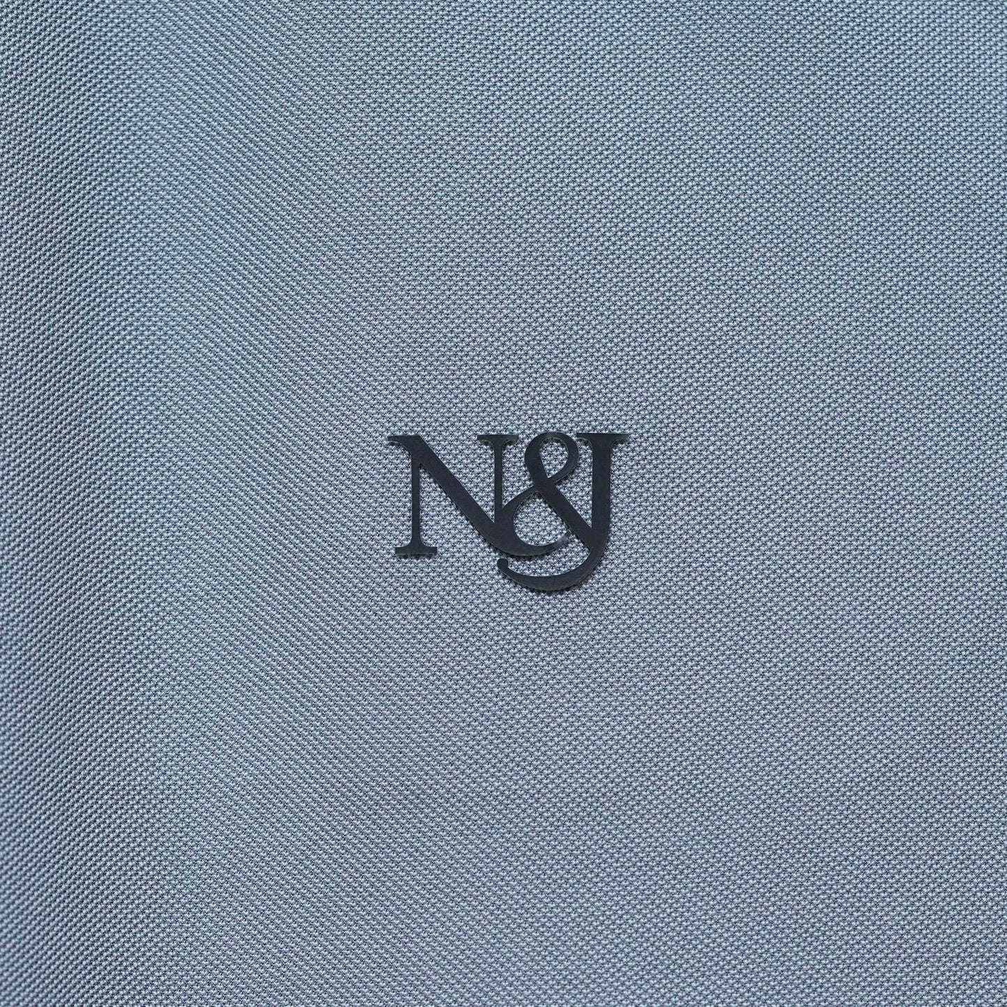 Grey | Solid Henley Neck | Polo T-Shirt