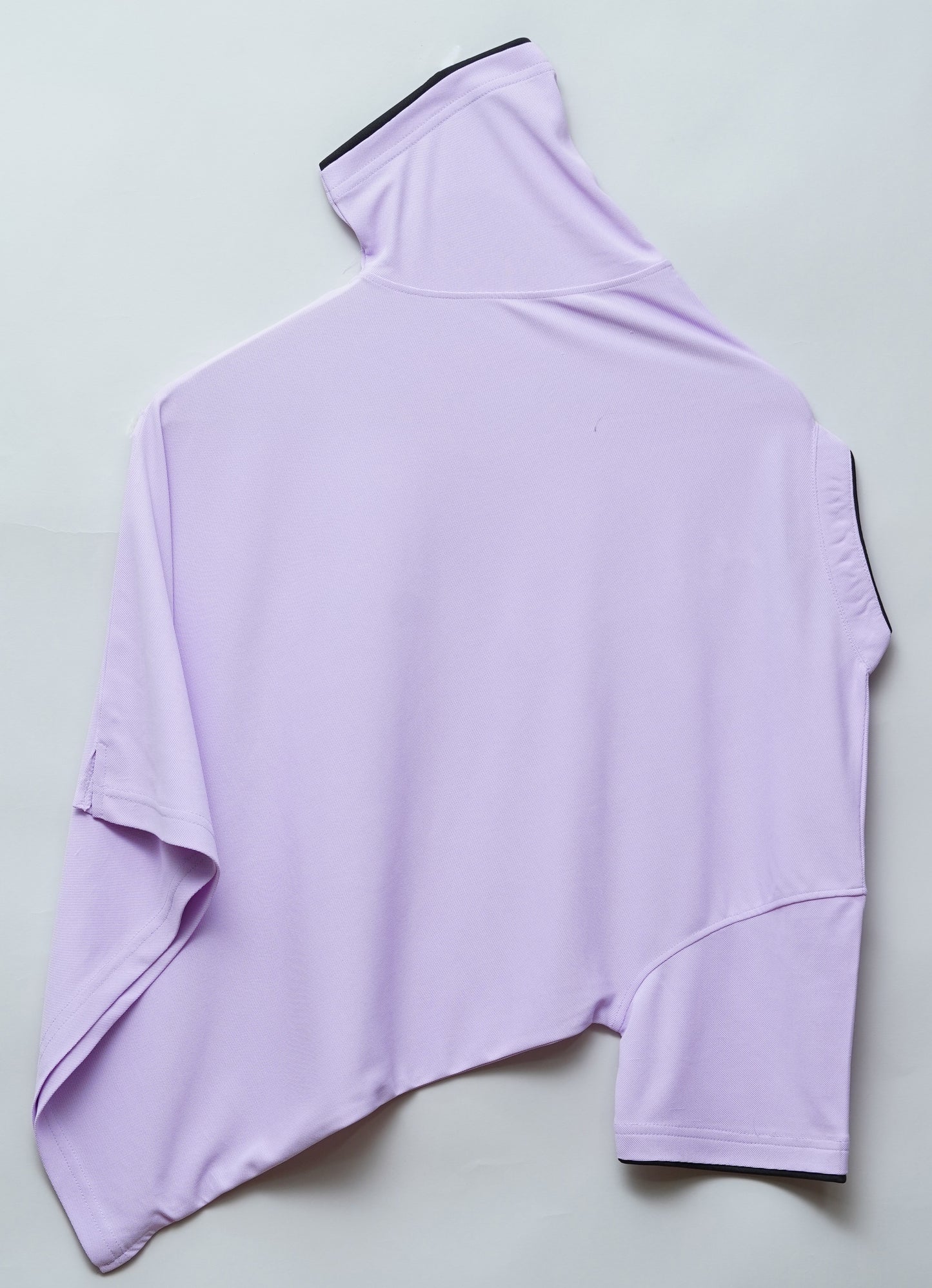 Lavender | Solid Henley Neck | Polo T-Shirt