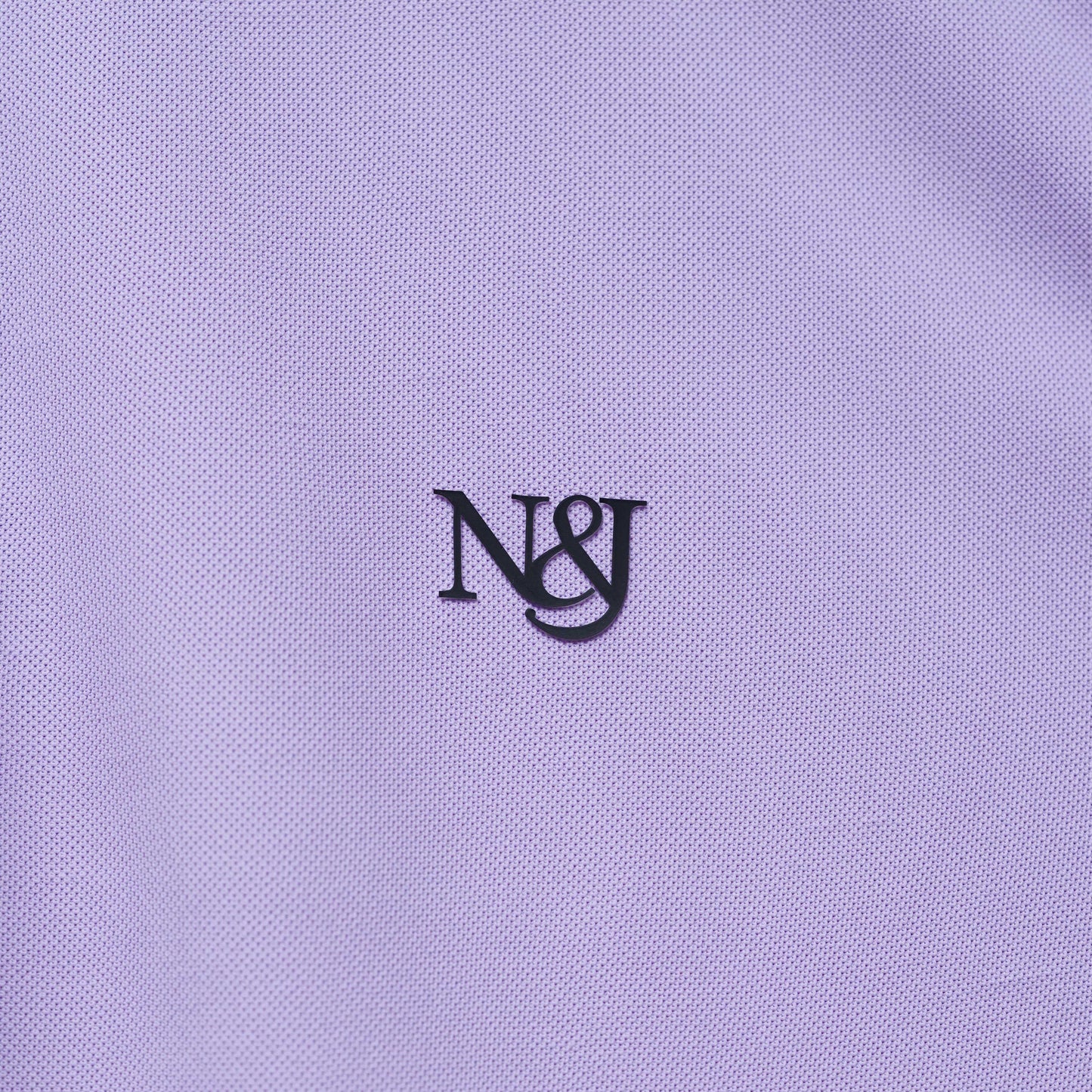 Lavender | Solid Henley Neck | Polo T-Shirt