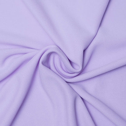 Lavender | Solid Henley Neck | Polo T-Shirt