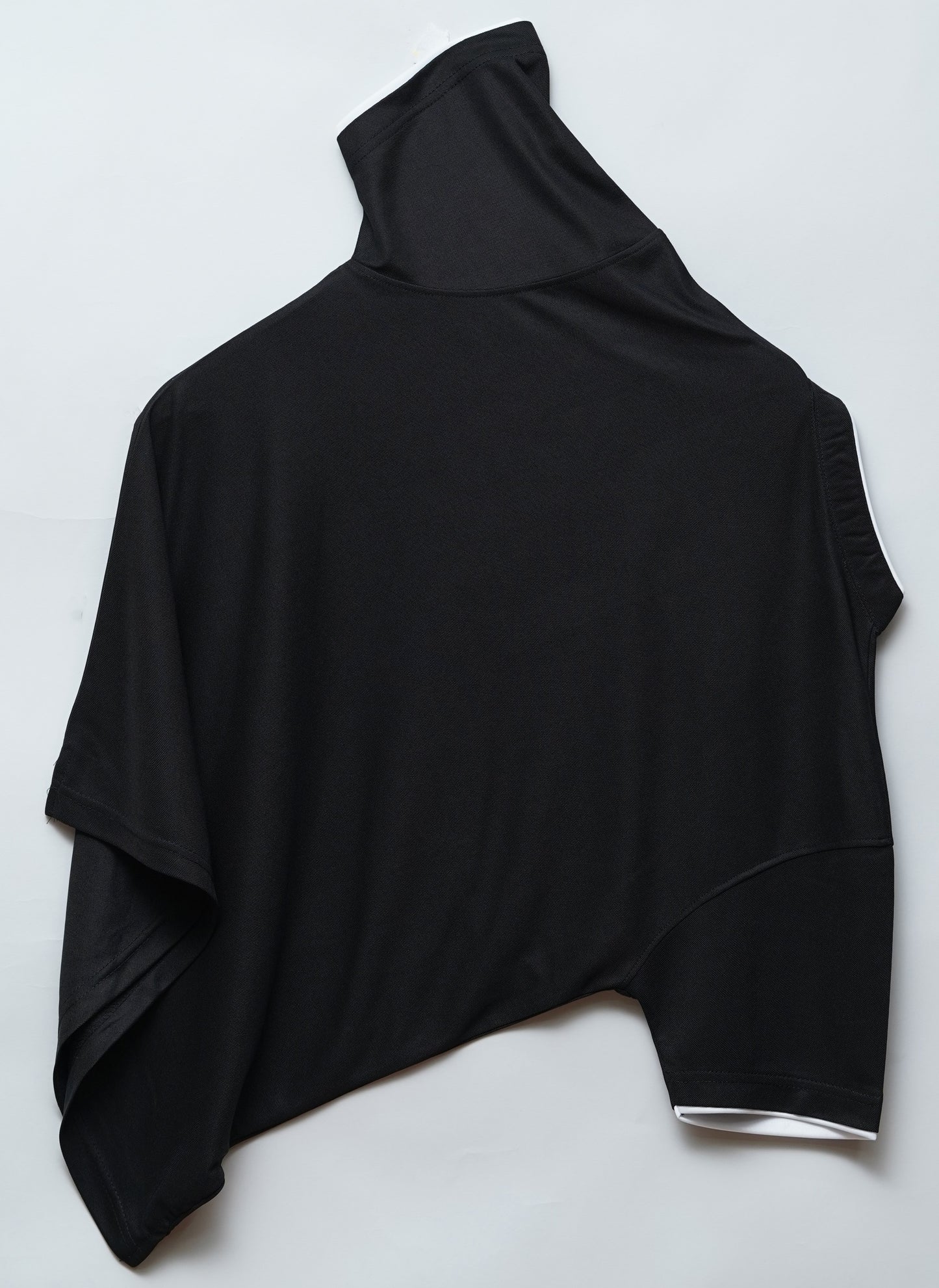 Black | Solid Henley Neck | Polo T-Shirt