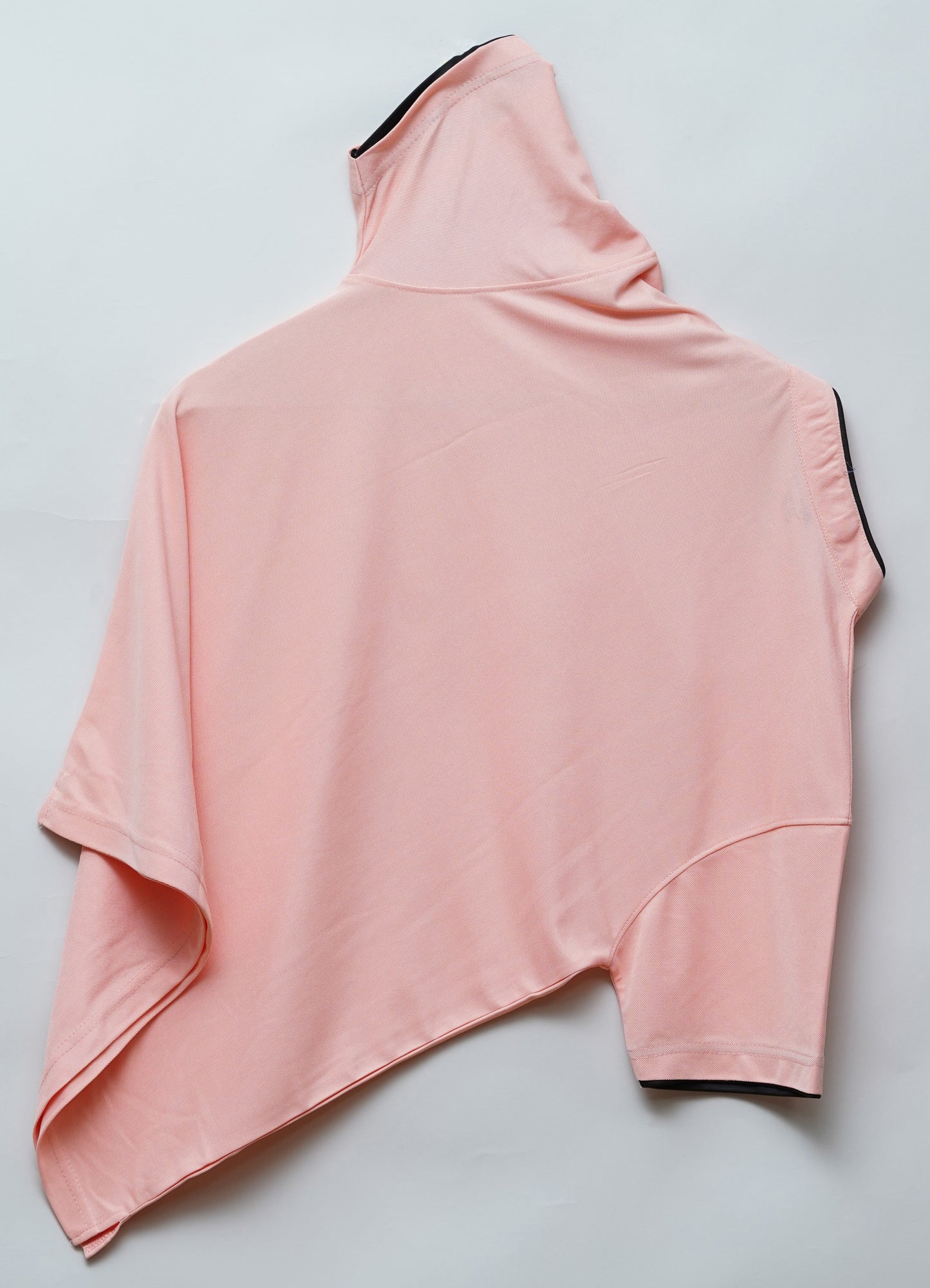 Peach | Solid Henley Neck | Polo T-Shirt