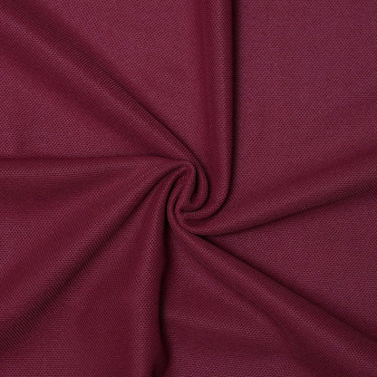 Maroon | Solid Henley Neck | Polo T-Shirt