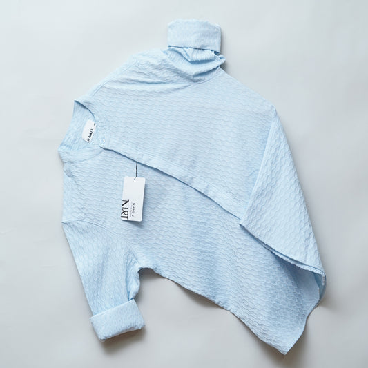 Sky | Geometric Pattern | Mandarin Collar Shirt