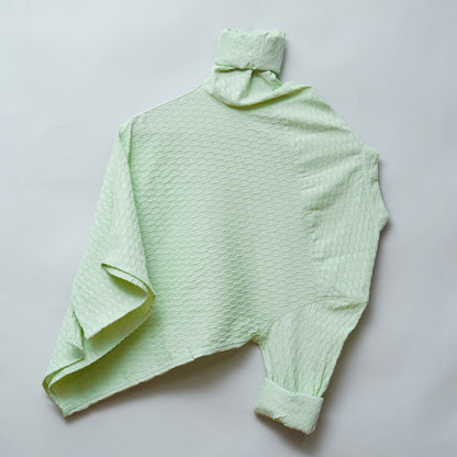Pista | Geometric Pattern | Mandarin Collar Shirt
