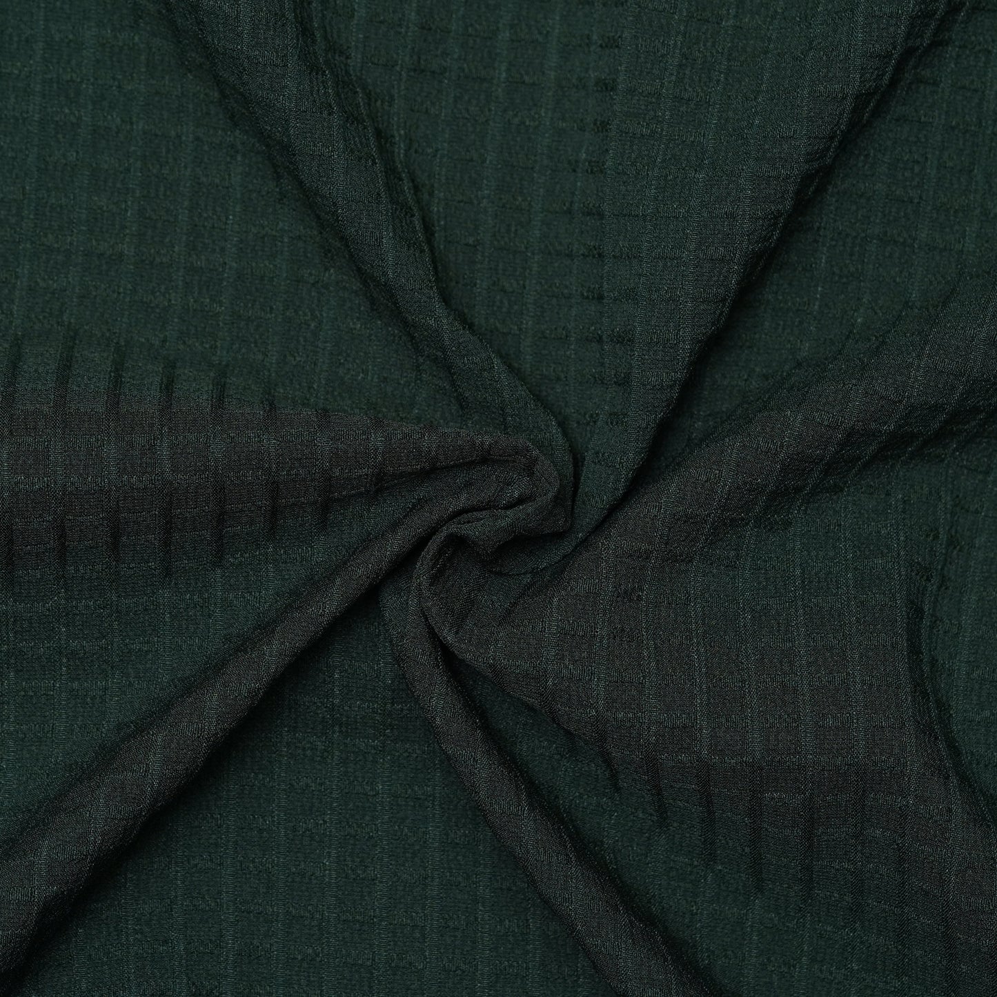 Green| Grid Pattern Shirt | Waffle Knit