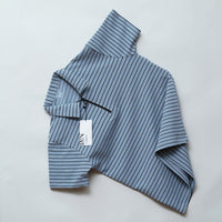 Light Teal | Premium Camelet Checks | Polo Zipper T-Shirt