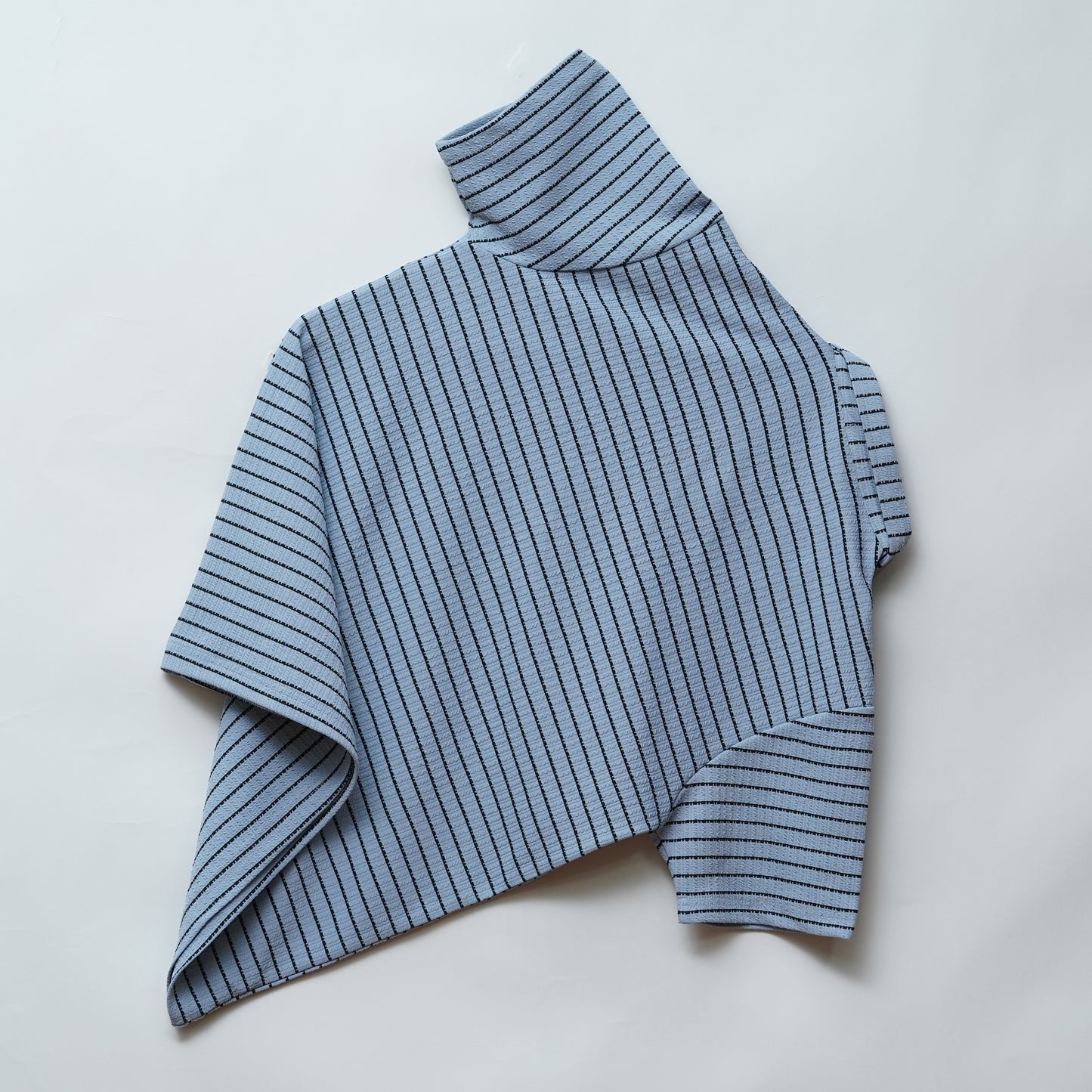 Light Teal | Premium Camelet Checks | Polo Zipper T-Shirt