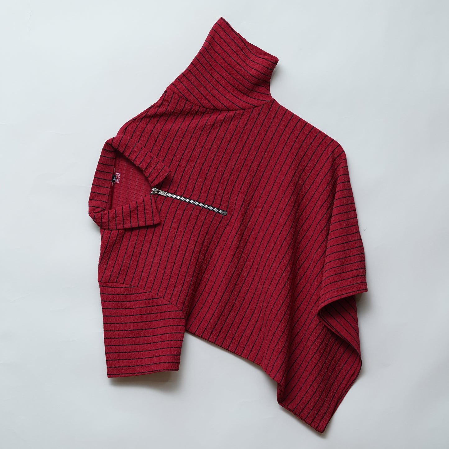 Maroon | Premium Camelet Checks | Polo Zipper T-Shirt