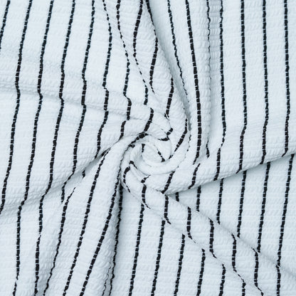 White | Premium Camelet Checks | Polo Zipper T-Shirt