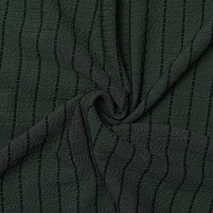 Olivegreen | Premium Camelet Checks | Polo Zipper T-Shirt