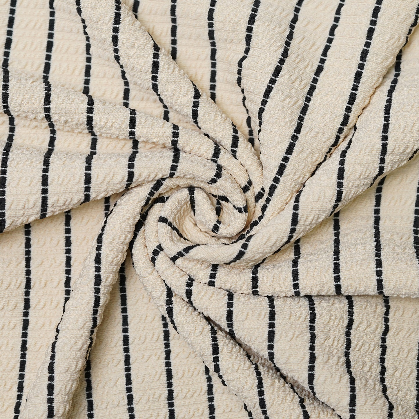 Cream | Premium Camelet Checks | Polo Zipper T-Shirt