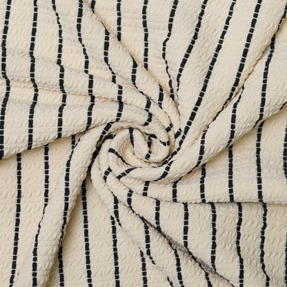Cream | Premium Camelet Checks | Polo Zipper T-Shirt