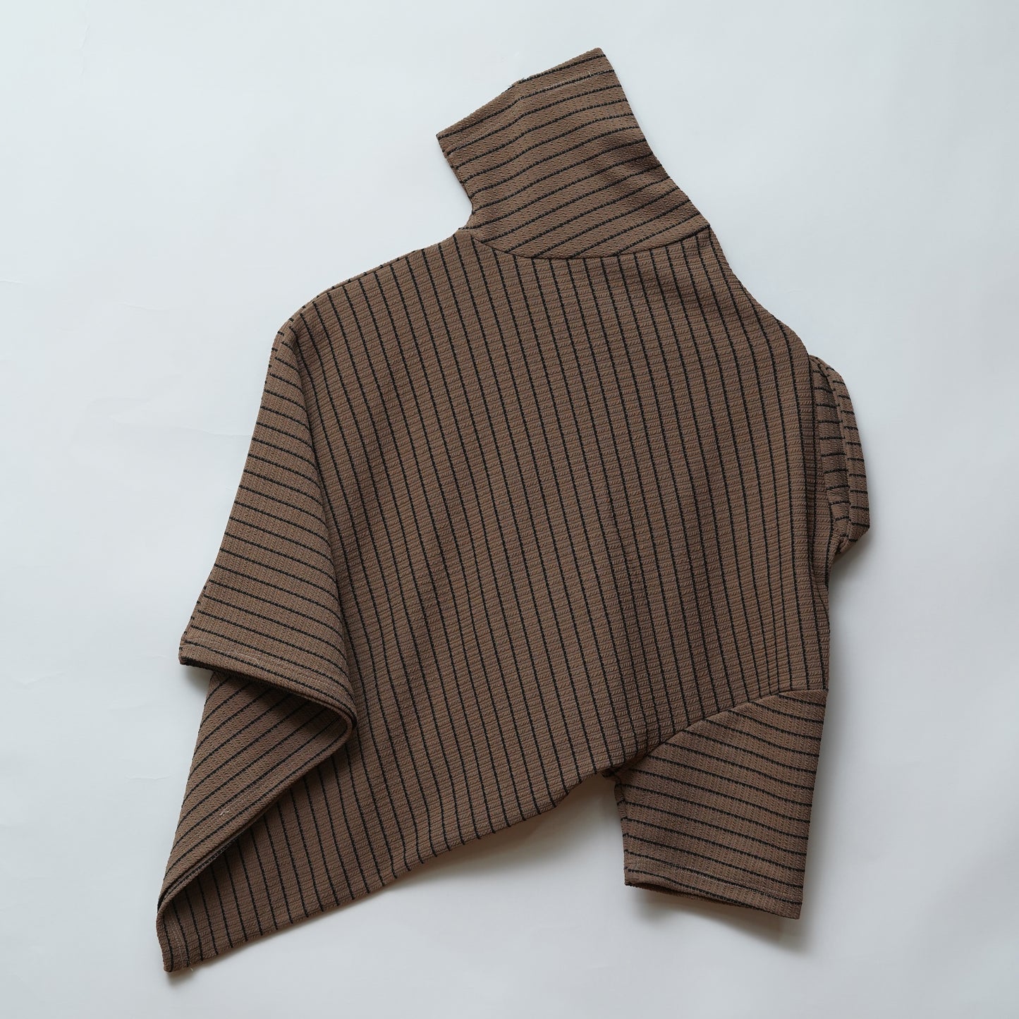 Coffee | Premium Camelet Checks | Polo Zipper T-Shirt