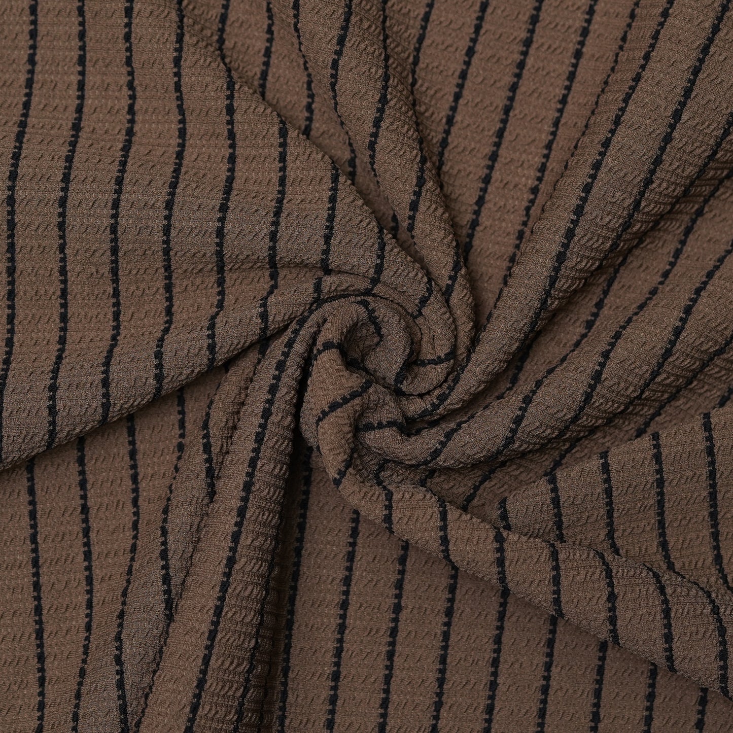 Coffee | Premium Camelet Checks | Polo Zipper T-Shirt