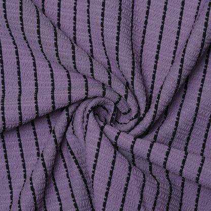 Purple | Premium Camelet Checks | Polo Zipper T-Shirt
