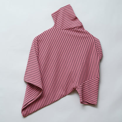 Rose Gold | Premium Camelet Checks | Polo Zipper T-Shirt
