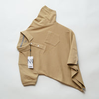 Khaki | Solid Polo T-Shirt | Regular Slim Fit Cotton