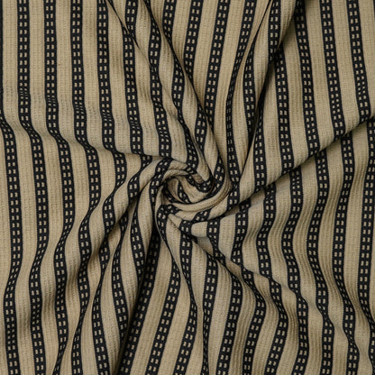 Chiku | Henley Neck Striped T-Shirt | Full Sleeve