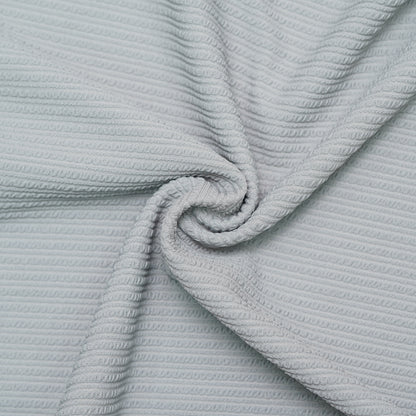 Grey | Pique Textured | Polo Zipper T-Shirt