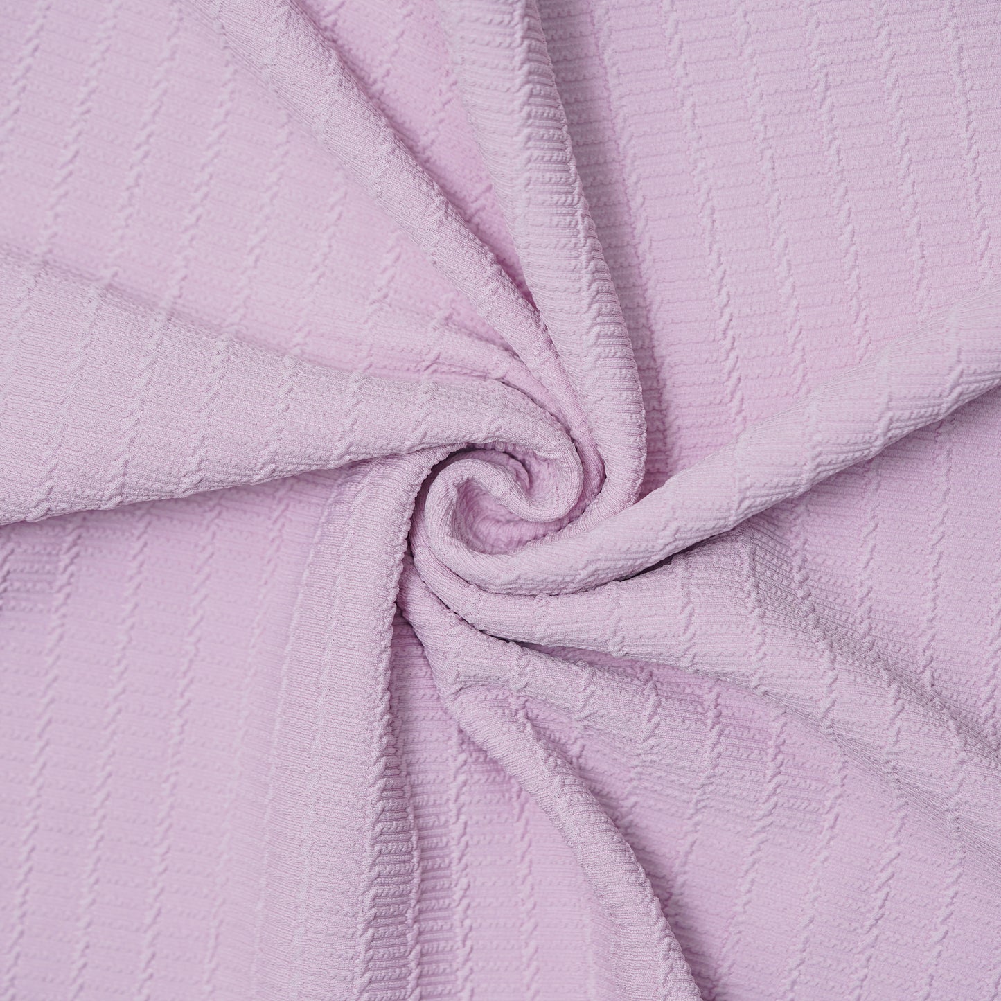 Lavender | Box Waffle Knit | Polo Zipper T-Shirt