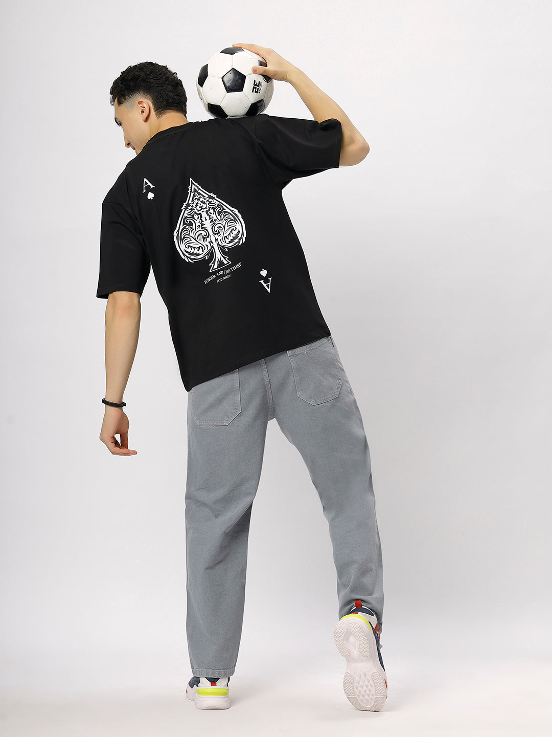 Black Supima Oversized Graphic T-shirt