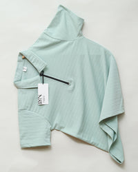Pista | Pique Square Grid | Polo Zipper T-Shirt