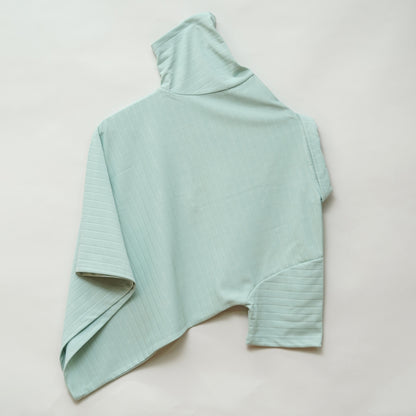 Pista | Pique Square Grid | Polo Zipper T-Shirt