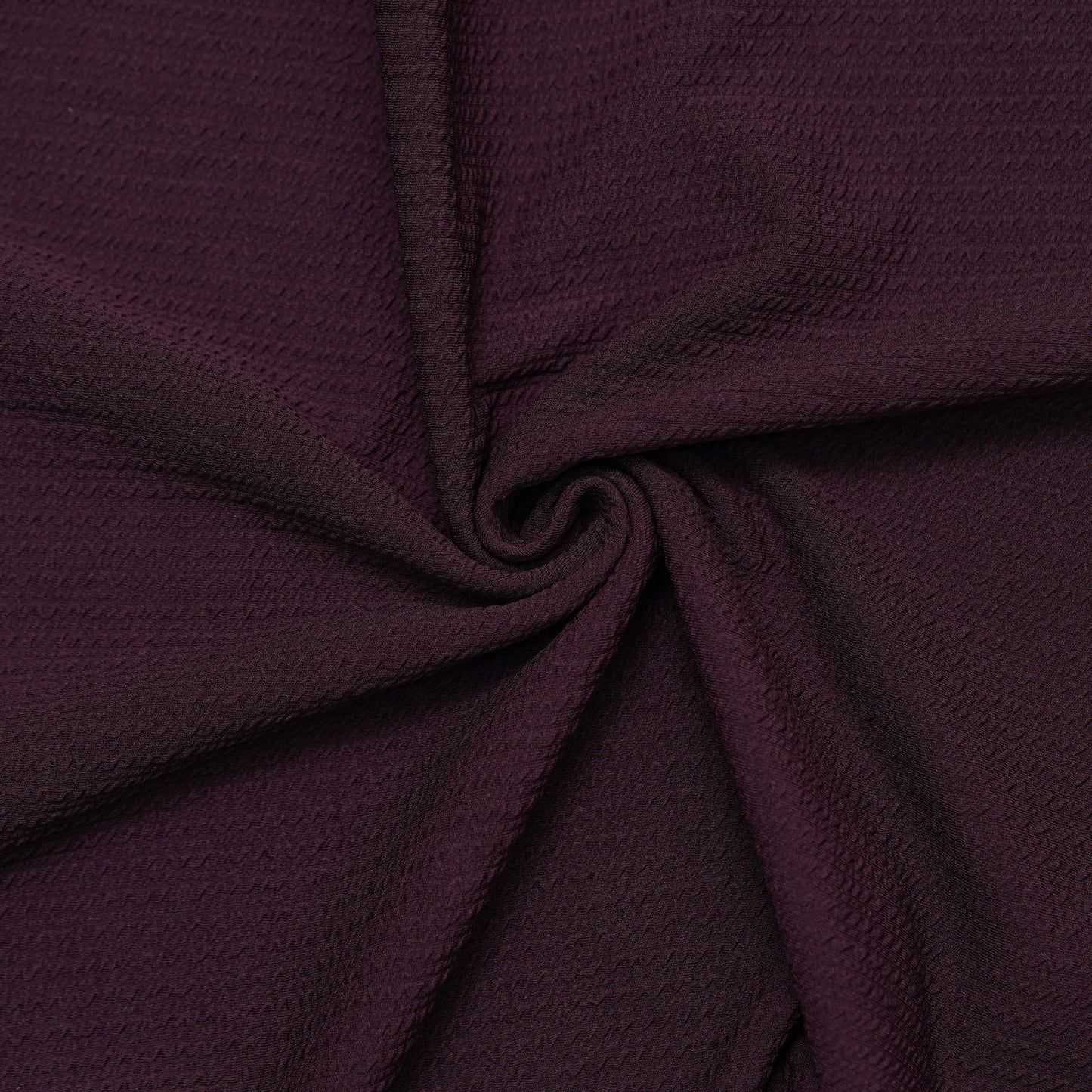 Wine | Pique Textured | Polo Zipper T-Shirt